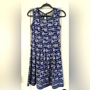 Max studio xs navy sleeveless dress